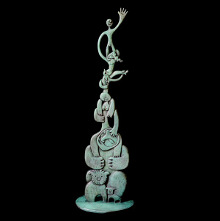 Sculptor artist, dreamlike,figurative,contemporary style. <br>
<br>